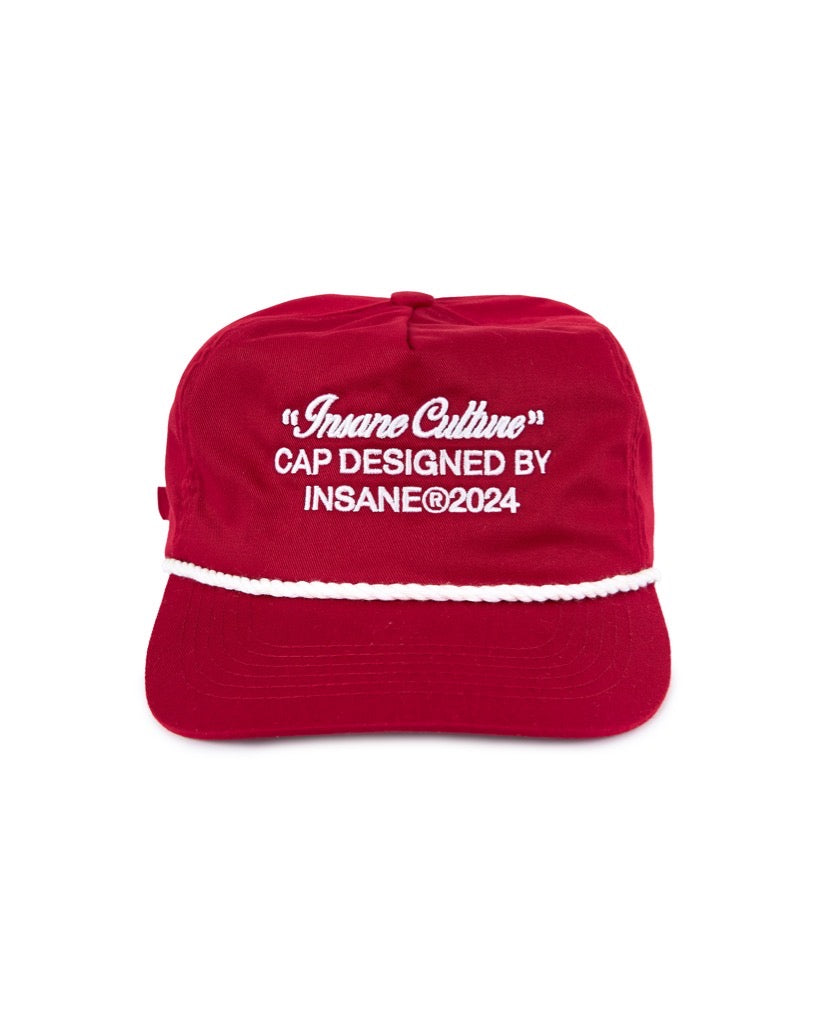 Insane® Culture 5Panel Cap - Red