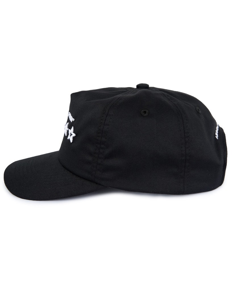 Insane® 4-Star 5Panel Cap - Black