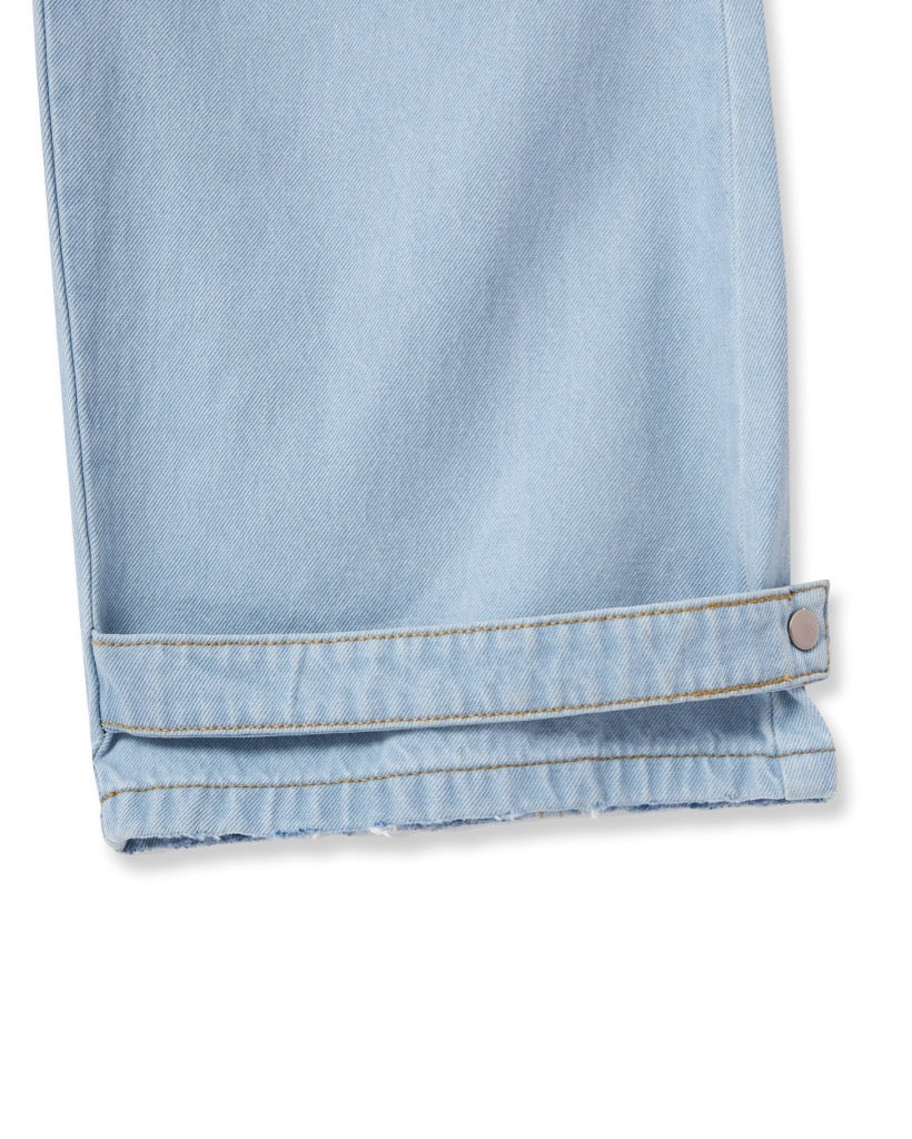 Insane® Cargo Denim Pants - Light Blue