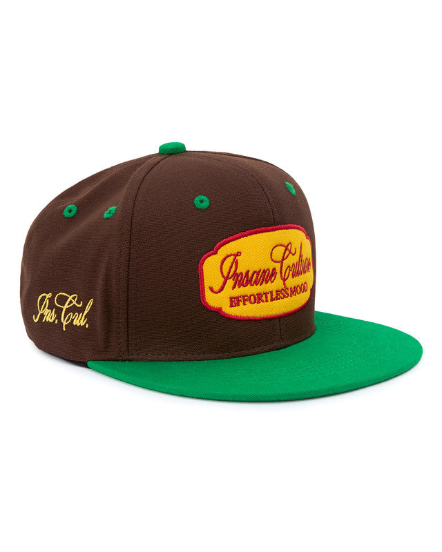 Insane® RetroPatch 9FIFTY Snapback - Green & Brown