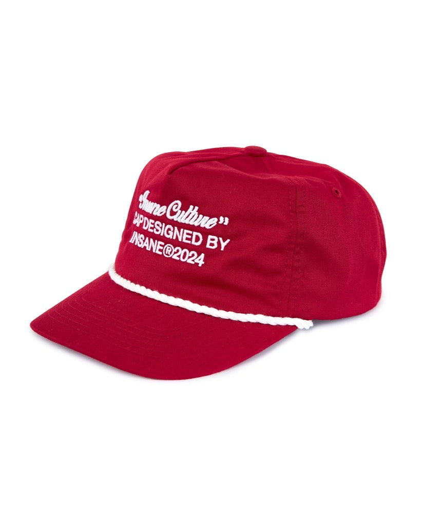 Insane® Culture 5Panel Cap - Red