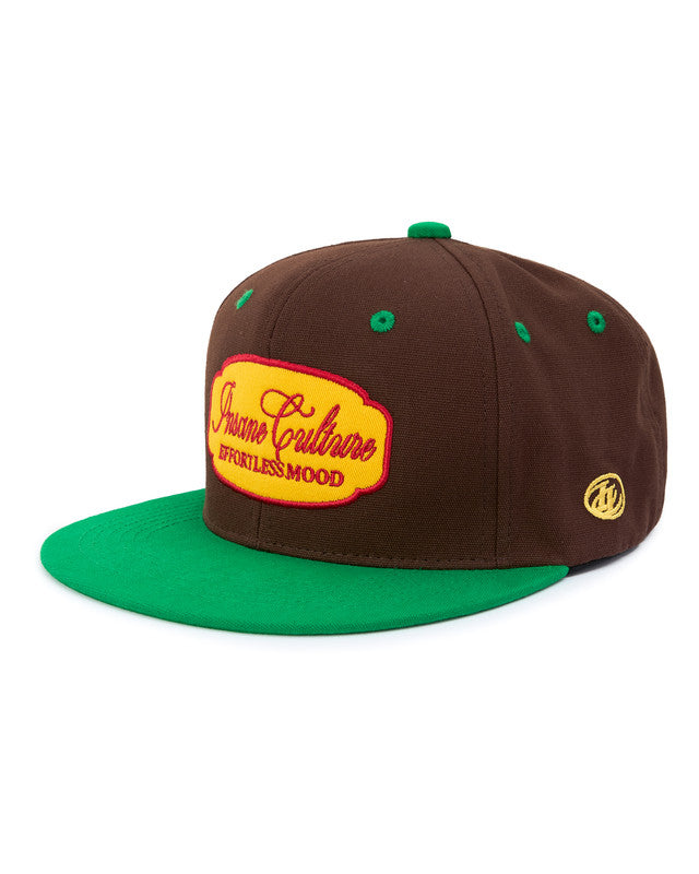 Insane® RetroPatch 9FIFTY Snapback - Green & Brown